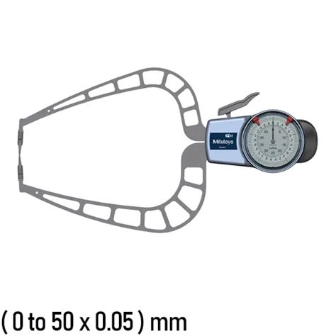 Mitutoyo Dial Caliper Gauge To Mm Mrm Metrology