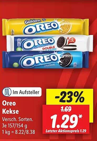 Oreo Kekse Angebot Bei Lidl Prospekte De