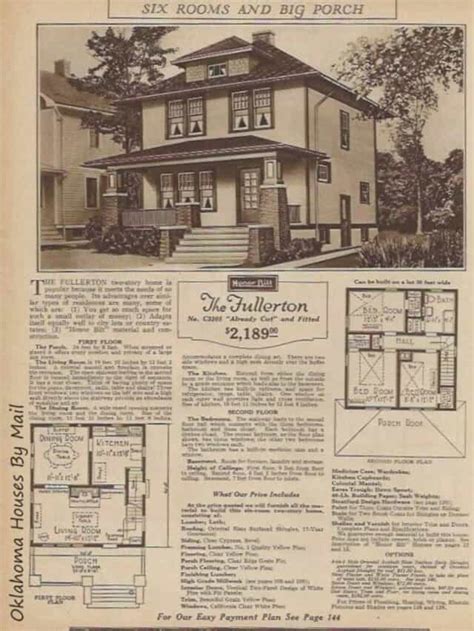 10 More Sears Foursquare Kit House Plans Part 2 Everyday Old House