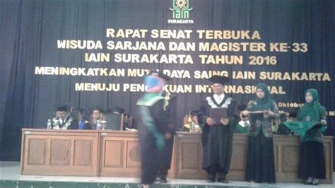 IAIN Surakarta Mewisuda 745 Lulusan Program Sarjana Tribunsolo