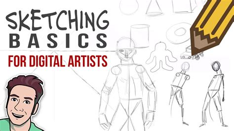 Digital Sketching Tutorial For Beginners The Basics Youtube