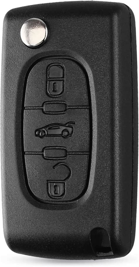 HooRLZ Key Fob Cover Replacement For Peugeot Partner 107 207 307 407