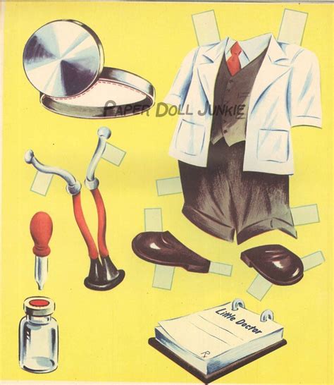 Instant Download Little Doctor Paper Dolls PDF Download - Etsy