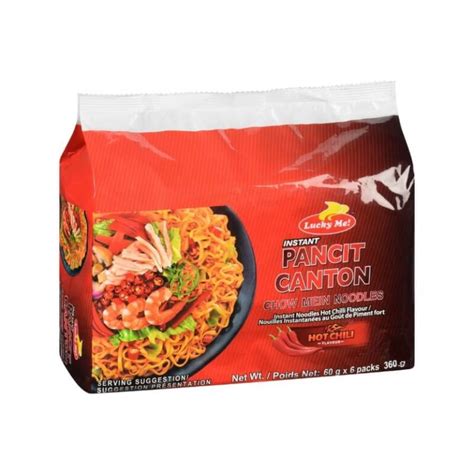 LUCKY ME PANCIT CANTON HOT CHILI FLAVOR PACK PCS Asiamartjp