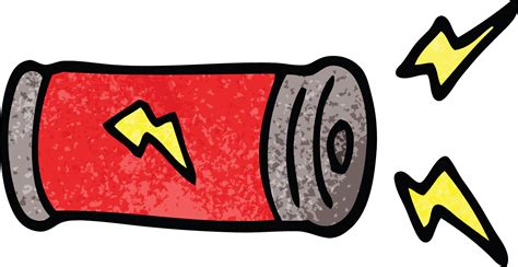 Cartoon Doodle Electric Battery 45191110 Png