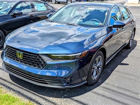 New Honda Accord Sedan T Ex In Canyon River Blue Metallic