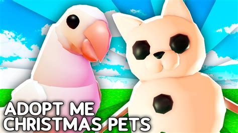 New Christmas Adopt Me Pets We Want YouTube