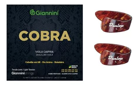 Encordoamento Viola Caipira Mi Giannini Dedeiras Dunlop