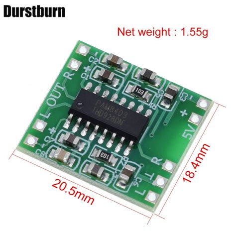 Pcs Pam Module Super Mini Digital Amplifier Board W Class