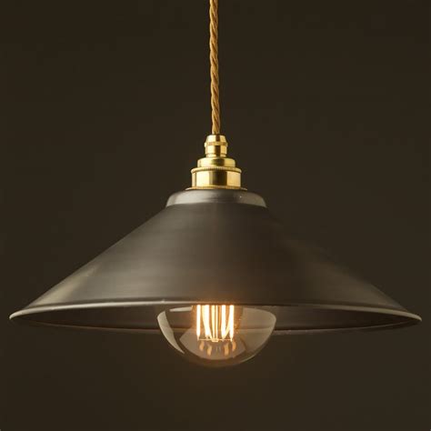 Rustic Steel Light Shade 310mm Pendant