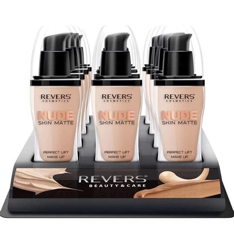 Set 12 Bucati Fond De Ten Matifiant Nude Skin Matte Perfect Revers