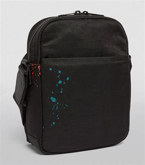 Mens Paul Smith Black Paint Splatter Cross Body Bag Harrods Uk