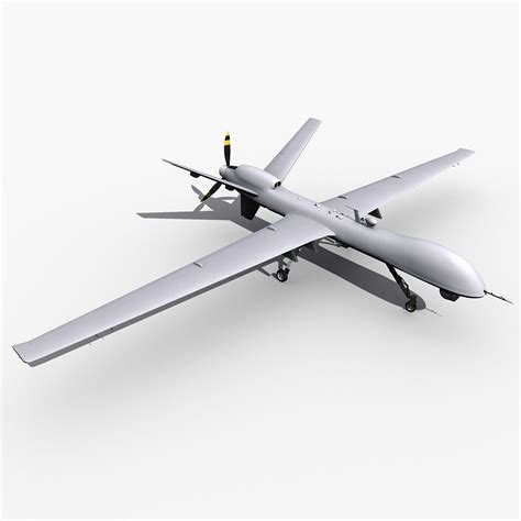 Reaper Uav Mq Drone D Model Ds Dxf Max Obj Wrl Free D