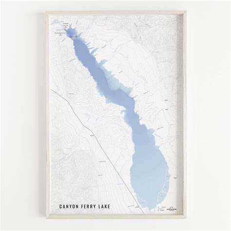 Canyon Ferry Lake Map — North Fork Mapping