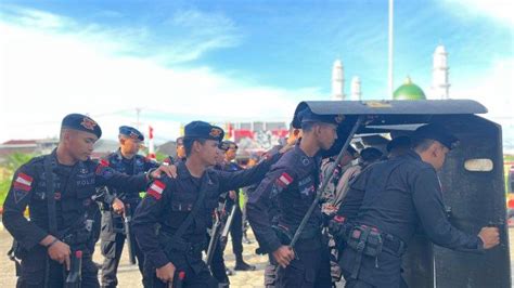 Langkah Deteksi Dini Personel Satbrimob Polda Kalbar Latihan Kemampuan