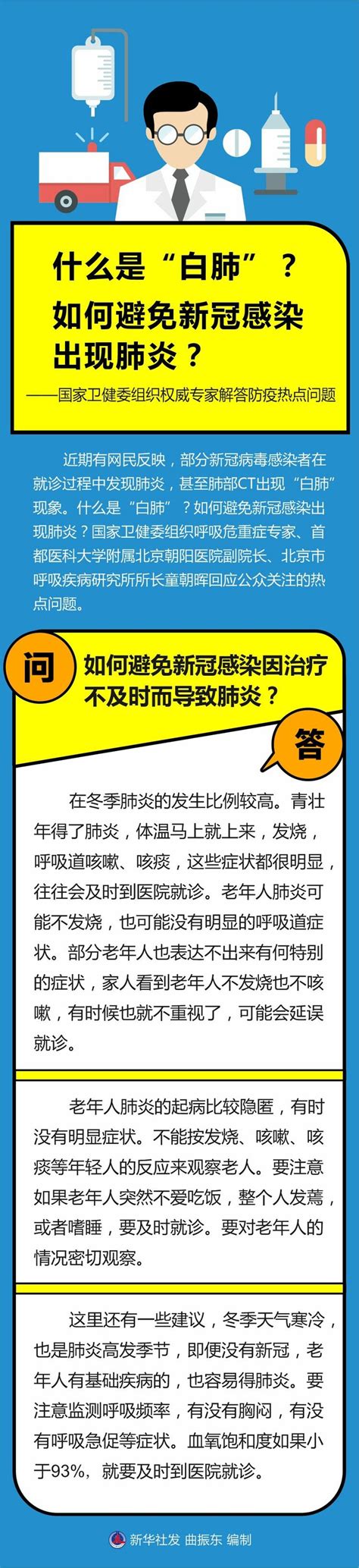 什么是“白肺”？如何避免新冠感染出现肺炎？——国家卫健委组织权威专家解答防疫热点问题 国际在线