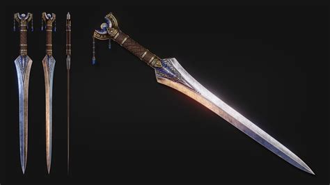 Bluemoon Sword By Etrelley On Deviantart