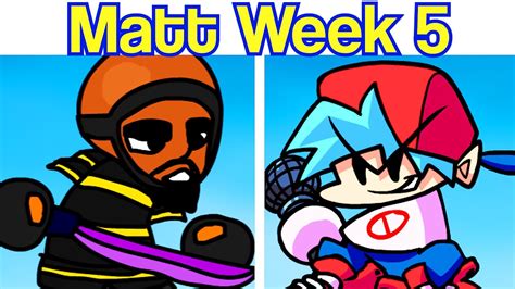 Friday Night Funkin Vs Matt Week 5 Demo Fanmadefnf Modhard Mii