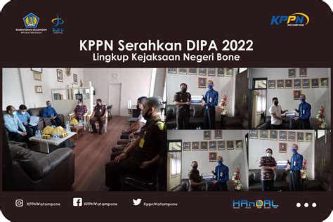 Kppn Serahkan Dipa Lingkup Kejaksaan Negeri Bone