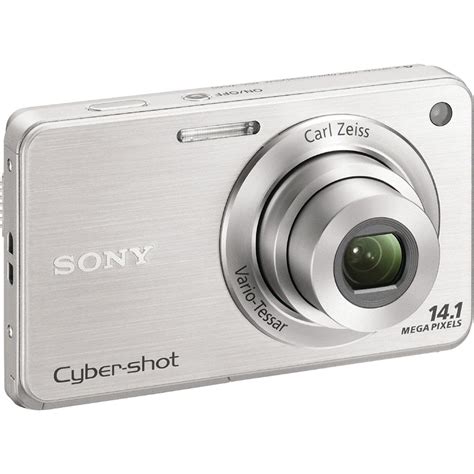 Sony Cyber Shot Dsc W560 Digital Camera Silver Dscw560 Bandh