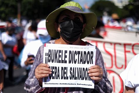 Thousands In El Salvador Join Protests Against Bukele Government Reuters