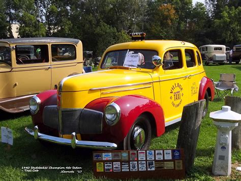 Car Photos 1940 Studebaker Champion 4dr Sedan Taxi Cab The