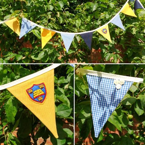 Bunting Made From School Uniform Sewing Bee Handmade Sewing School