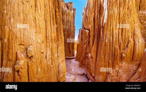 The Dramatic And Unique Patterns Of Slot Canyons In Cathedral Gorge