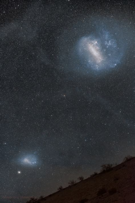 Magellanic Clouds over Chile