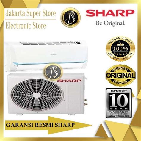 Jual AC SHARP 1 PK SPLIT AH A9SAY Jetstream Standar THAILAND UNIT ONLY