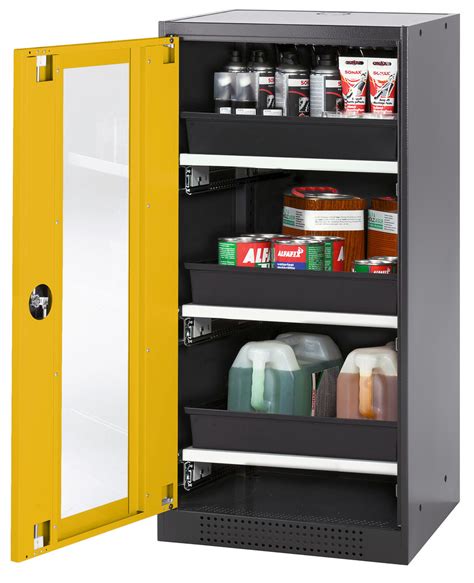 Armoire Pour Produits Chimiques Systema T CS 53LG Anthracite Jaune