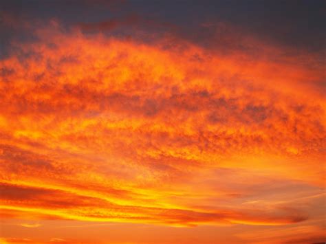 orange clouds wallpaper  stock photo