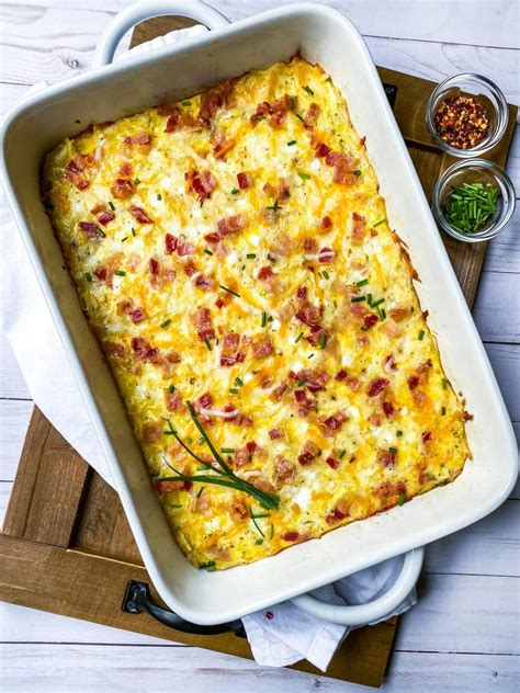 Breakfast Casserole Using Potatoes O Brien Easy Hashbrown Breakfast