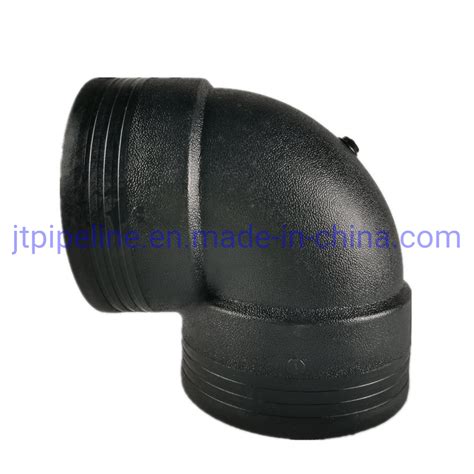 HDPE E F Fittings Electrofusion Fittings 90 Degree Elbow Equal Bend