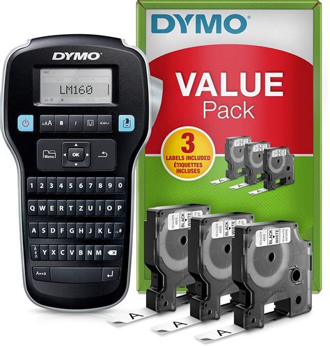 DYMO LabelManager 160 Tragbares Beschriftungsgerät Starter Set