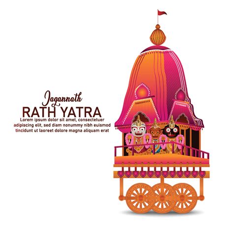 Beautiful Chariot For Happy Rath Yatra With Lord Jagannath Balabhadra