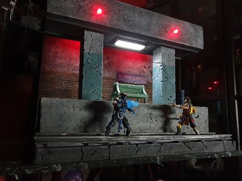 Mortal Kombat 3 The Subway Stage Diorama Diorama Mortal Kombat 3