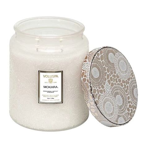 Voluspa Mokara Embossed Jar – Tabula Rasa Essentials