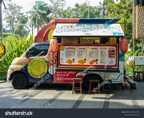 jakarta food truck images stock  vectors shutterstock