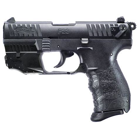 Walther P22q 22lr Black Laser Set 10 Round Pistol W 2 Magazines 5120729 Semi Auto Pistols At