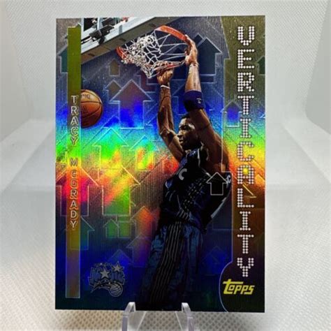 2002 03 Topps Verticality Tracy McGrady V4 Basketball Card NBA Orlando