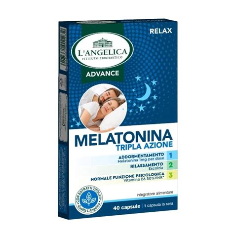 Melatonina Tripla Azione L Integratore Di L Angelica