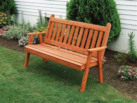 Cedar Traditional English Bench From Dutchcrafters Amish Furniture