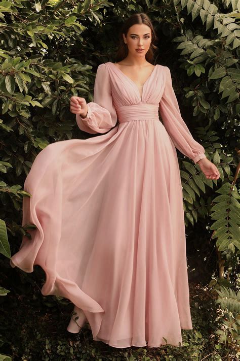 Blush Cinderella Divine Cd0192 Long Sleeve Evening Formal Dress For 89