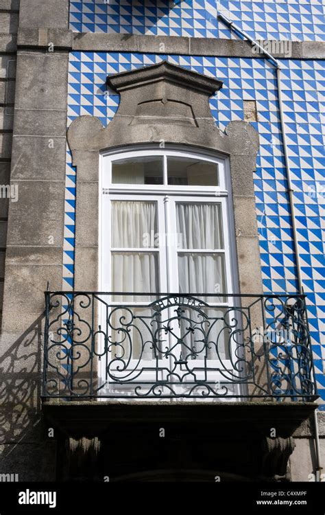 Balcony in Porto, Portugal Stock Photo - Alamy