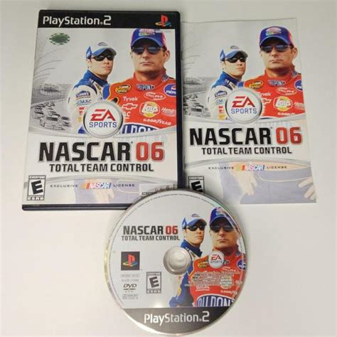 Nascar 06 Total Team Control Item Box And Manual Playstation 2