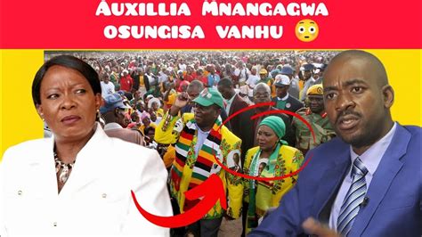 Auxillia Mnangagwa Osunga Vanhu Varamba Kuuya Ku Rally Kwake Youtube