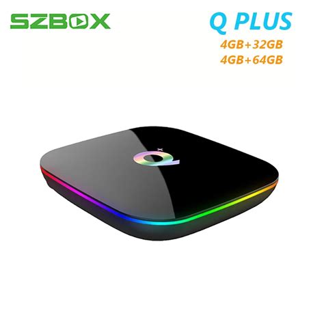 Q Plus Tv Box Android 8 1 4GB 32GB 64GB USB3 0 H 265 4K M3U IPTV