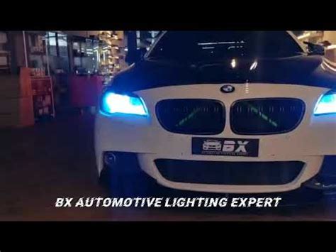 Bmw F Headlamp Retrofit Job Hexagon Angel Eyes Ice Blue Demon Eyes