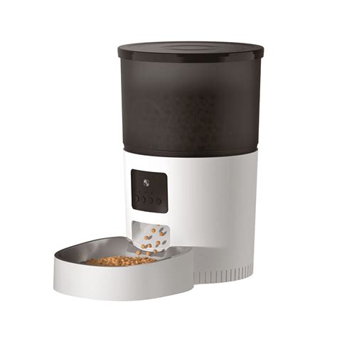 ROJECO 3L Automatic Cat Feeder With Camera Video Cat Food Dispenser Pet